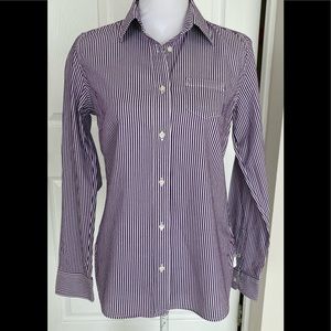 American Eagle Outfitters Long Sleeve Striped Blouse (NWT) - Size 8